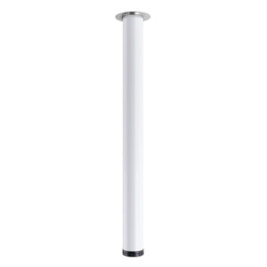 Pied de table TS001 710/60mm blanc brillant - réglable