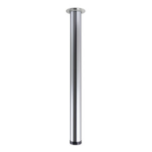 Pied de table TS001 710/60mm chrome mat - réglable