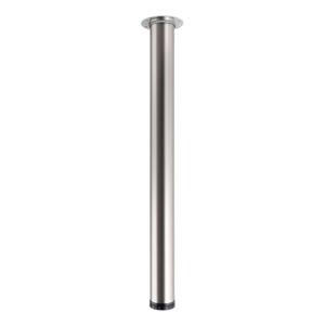 Pied de table TS001 710/60mm nickel mat - réglable