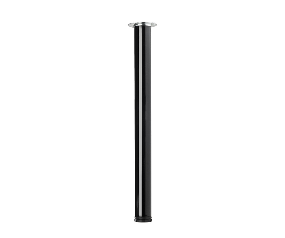 Pied de table TS001 710/60mm noir brillant - réglable