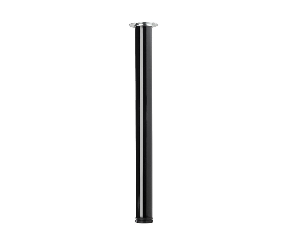 Pied de table TS001 820/60mm noir brillant - réglable