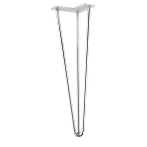 Pied de table TS003 420mm chrome