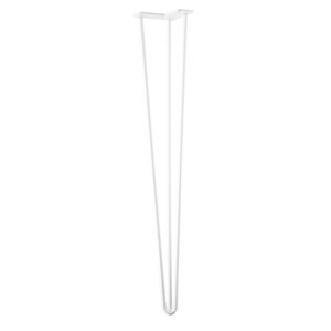 Pied de table TS003 710mm blanc brillant