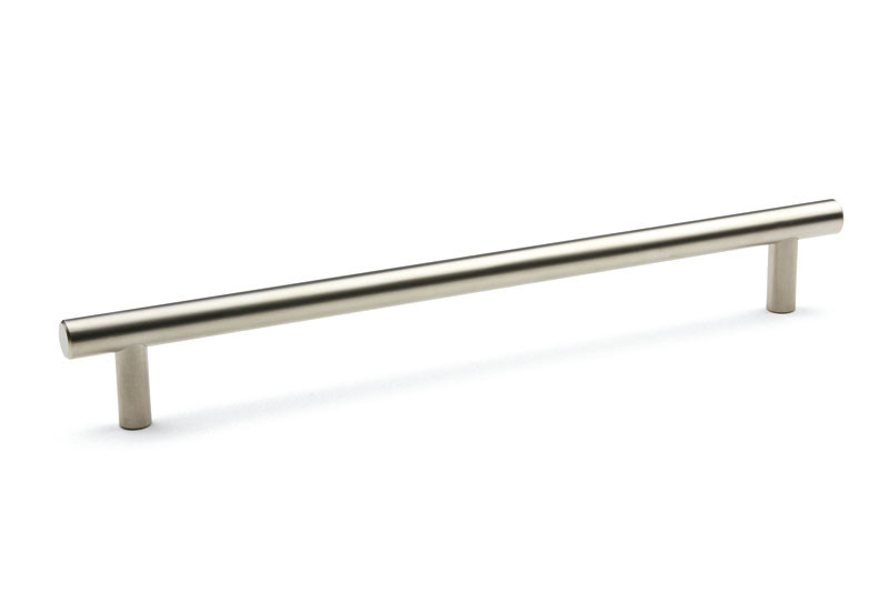 Poignée de meuble barre de traction 320/360 nickel mat + vis