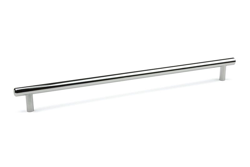 Poignée de meuble Barre de traction 448/488 chrome brillant + vis