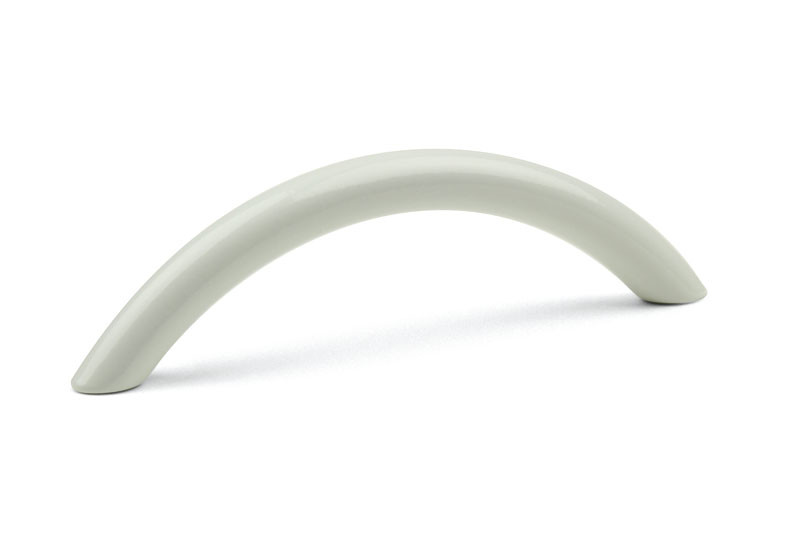 Poignée de meuble Beta 96 blanc brillant + vis