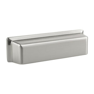 Poignée de meuble Bold 96 nickel brossé