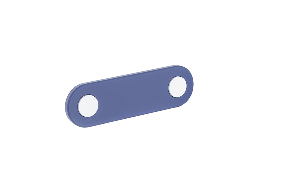 Poignée de meuble Cute 96 bleu/blanc