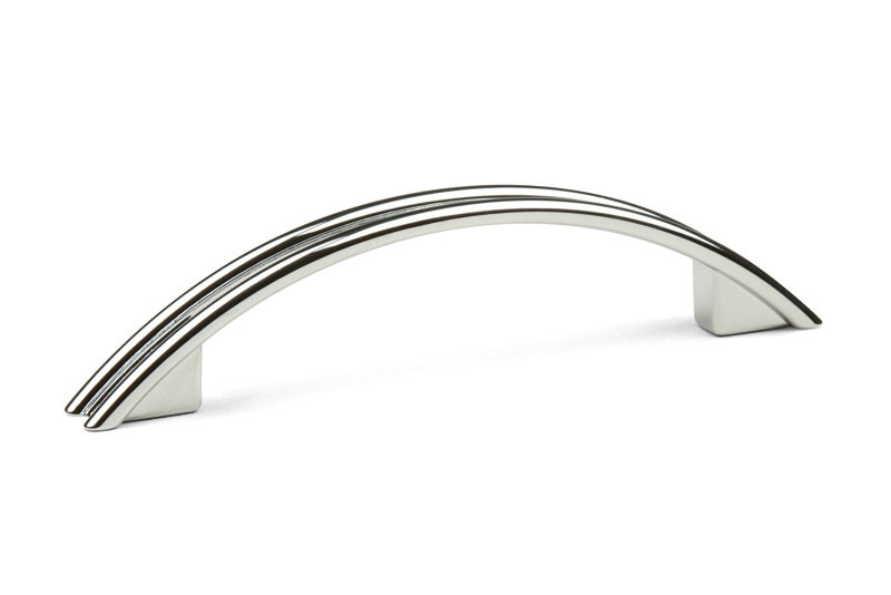 Poignée de meuble Fiona 96 chrome brillant + vis