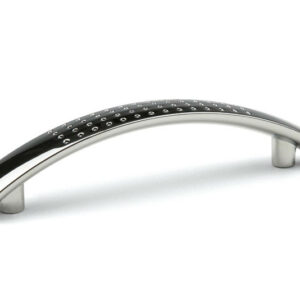 Poignée de meuble Kewina 128 chrome brillant + vis