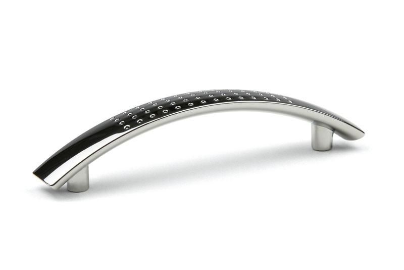 Poignée de meuble Kewina 128 chrome brillant + vis