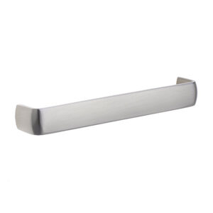 Poignée de meuble Oga 96 nickel brossé + vis