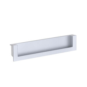 Poignée de meuble Orinoco 128 argent + vis