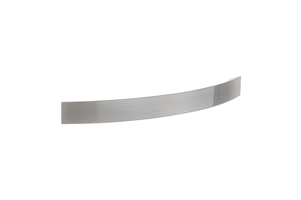 Poignée de meuble Pelena 128 nickel brossé + vis