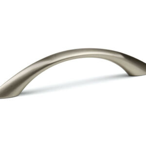 Poignée de meuble Piombina 128 nickel brossé + vis
