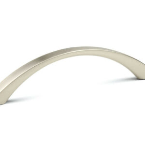 Poignée de meuble Sakita 128 nickel brossé + vis