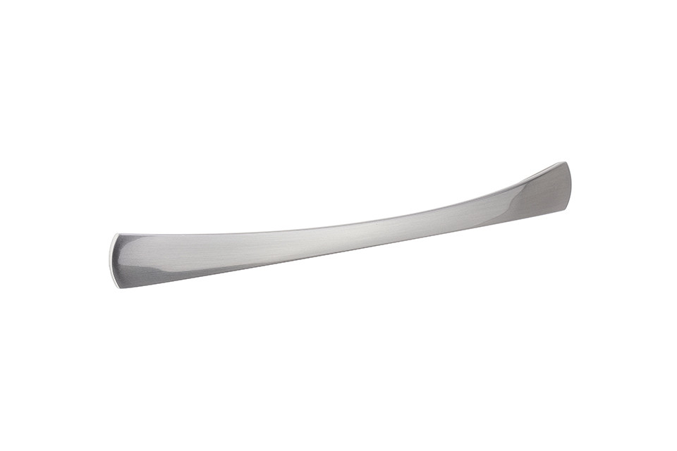 Poignée de meuble Unesa 160 nickel brossé + vis