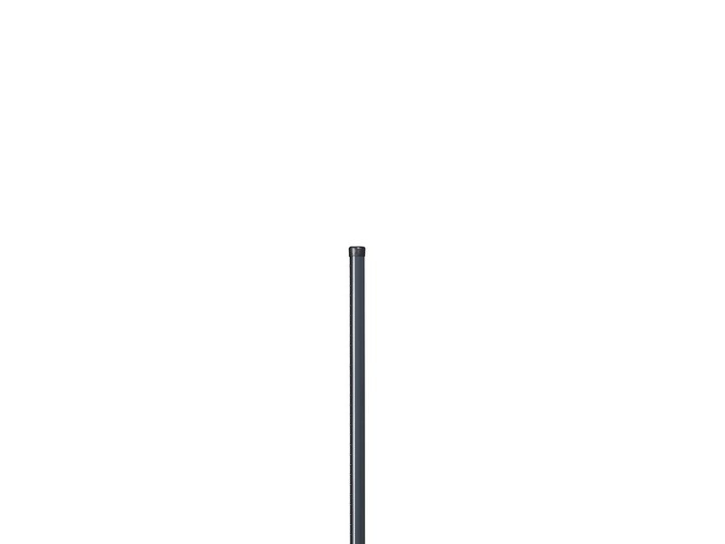 Poteau rond gris H.110 cm