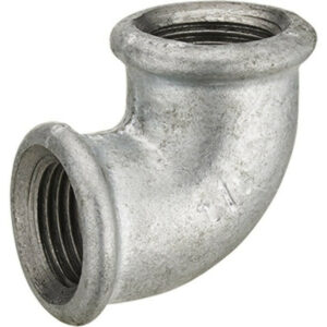 Raccord coudé 90° pour acier galvanisé / 26 x 34 mm