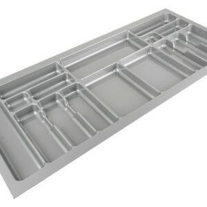 Range-couverts 1116x490mm argent métallisé