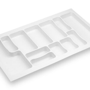 Range-couverts 804x474 mm pour StrongBox blanc