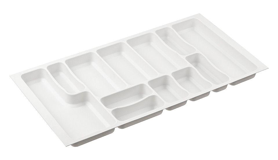 Range-couverts 822x422 mm pro StrongMax 18 blanc