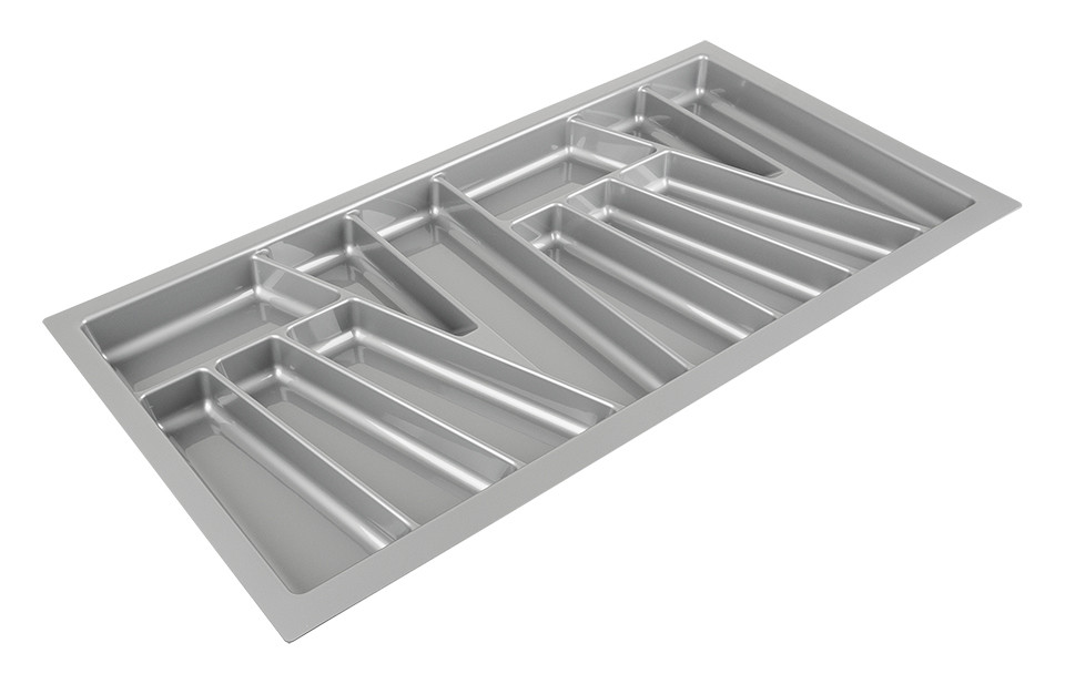 Range-couverts 830x435mm argent métallisé