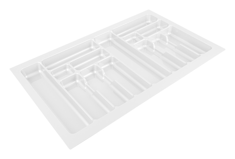 Range-couverts 835x490mm blanc