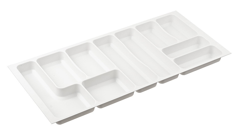 Range-couverts 922x422 mm pour StrongMax 18 blanc