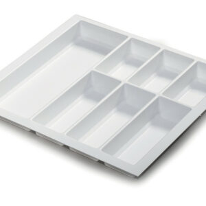 Range-couverts Classico 522x474mm blanc granuleux