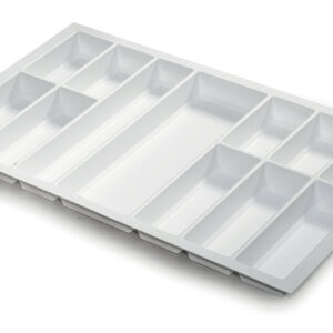 Range-couverts Classico 822x474mm blanc granuleux