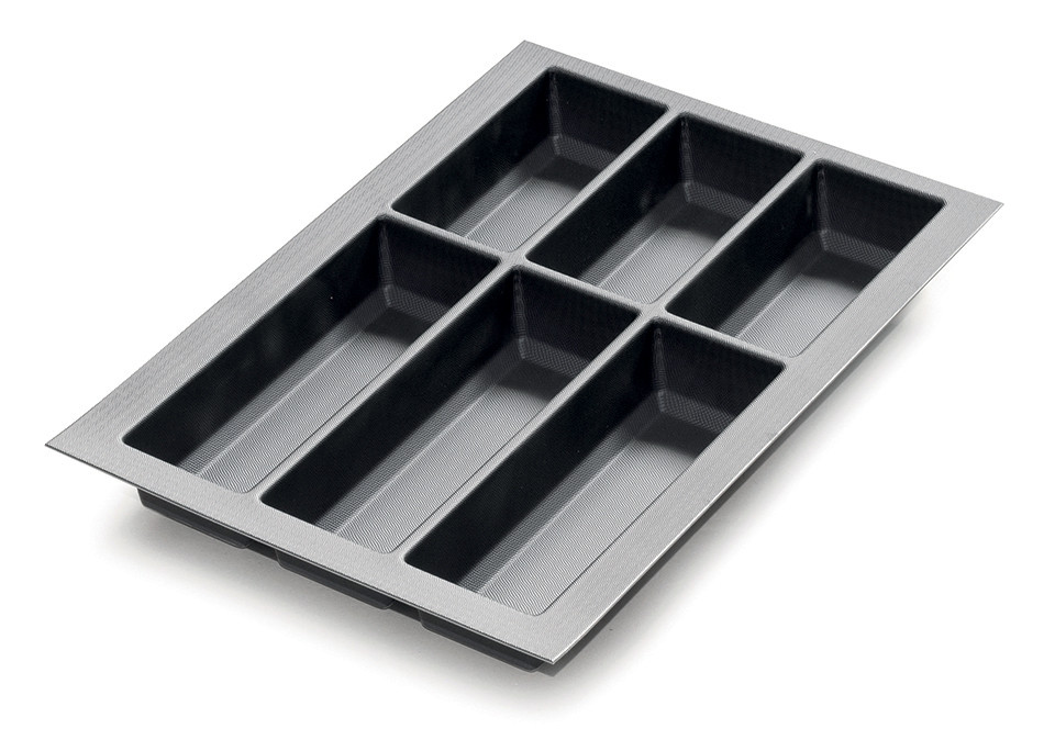 Range-couverts Classico Kristall softTouch 322x474mm noir