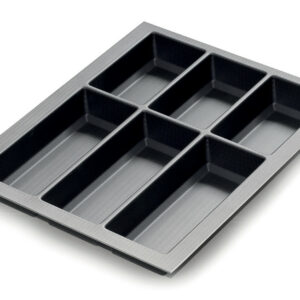 Range-couverts Classico Kristall softTouch 372x474mm noir