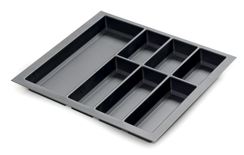 Range-couverts Classico Kristall softTouch 522x474mm noir