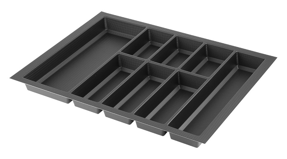 Range-couverts Classico Kristall softTouch 622x474mm noir