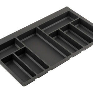 Range-couverts Classico Kristall softTouch 722x424mm noir