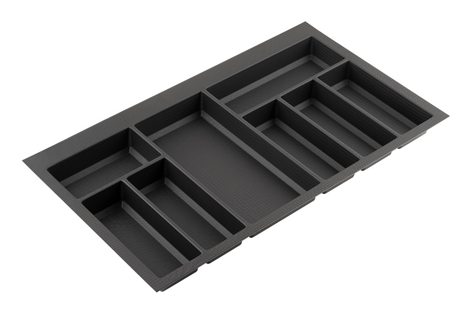 Range-couverts Classico Kristall softTouch 722x424mm noir