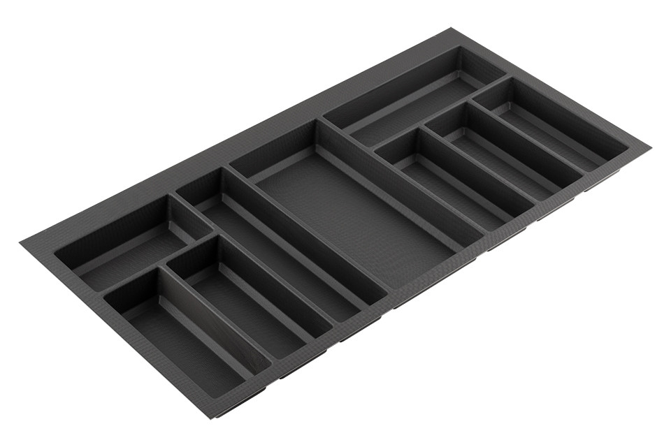 Range-couverts Classico Kristall softTouch 822x424mm noir