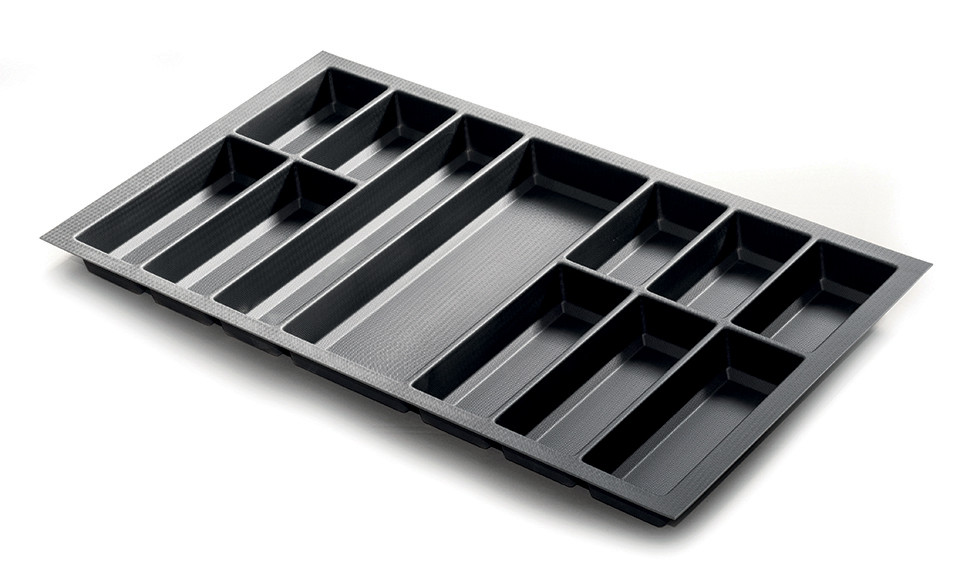 Range-couverts Classico Kristall SoftTouch noir (804 x 474 mm)