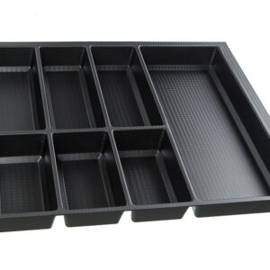 Range-couverts Classico Kristall SoftTouch noir pour StrongBox 60 (504 x 474 mm)