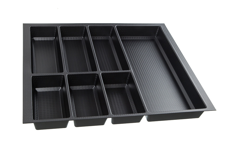 Range-couverts Classico Kristall SoftTouch noir pour StrongBox 60 (504 x 474 mm)