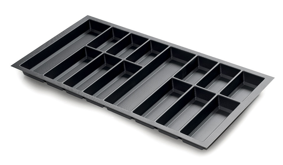 Range-couverts Classico Kristall softTouch922x474mm noir