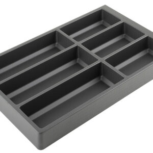 Range-couverts Kristall soft Touch 546x300x2,8mm noir