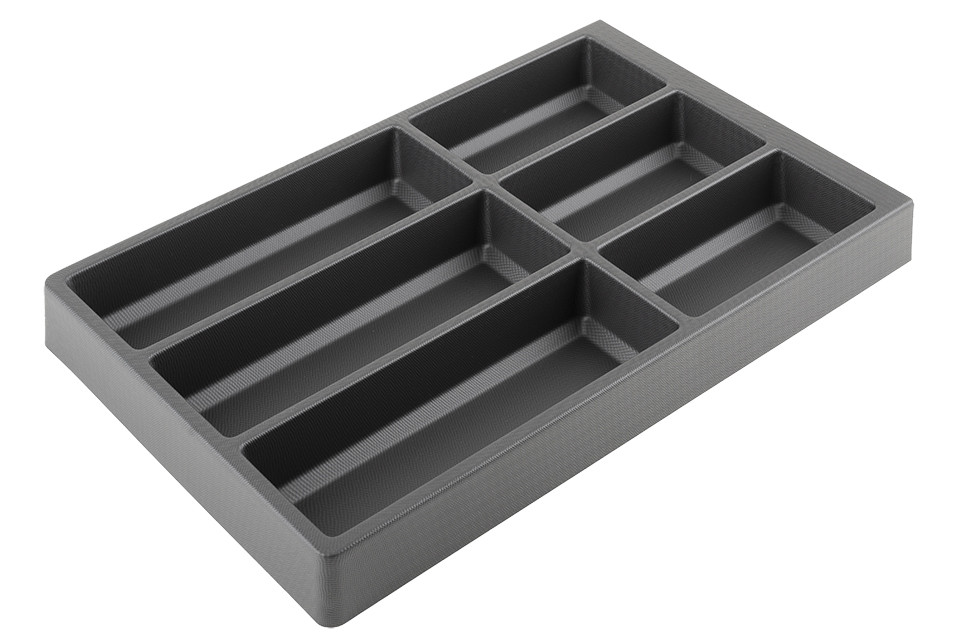 Range-couverts Kristall soft Touch 546x300x2,8mm noir