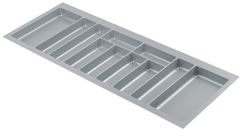 Range-couverts Nolago pour Merivobox 1108x423mm argent