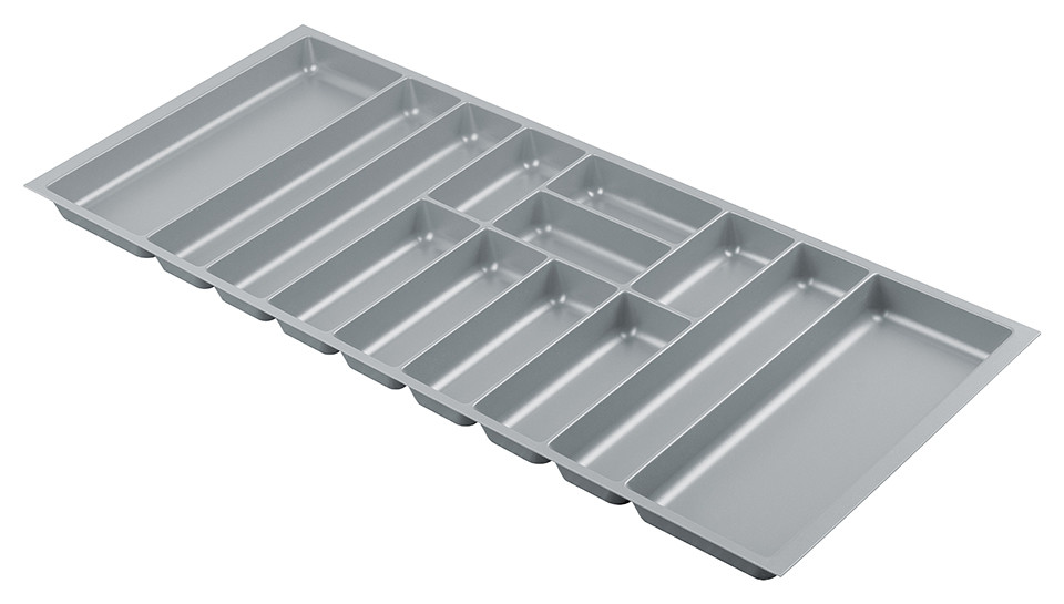 Range-couverts Nolago pour Merivobox 1108x473mm argent