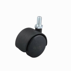 Roulette de meuble 40mm axe M8x15mm noir