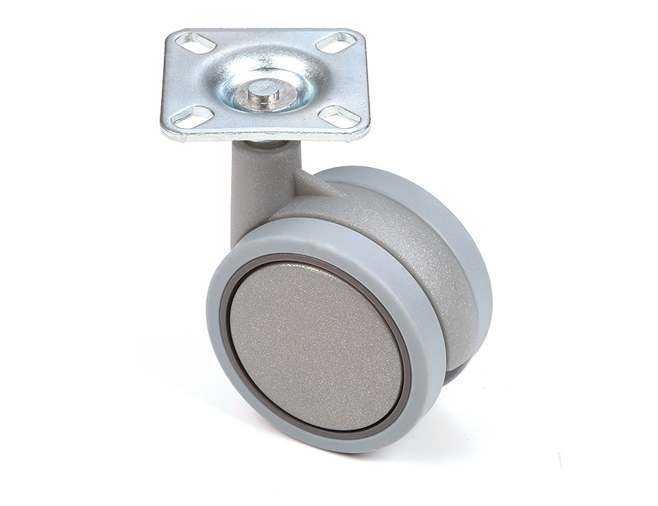 Roulette de meuble 60mm avec bandage souple
