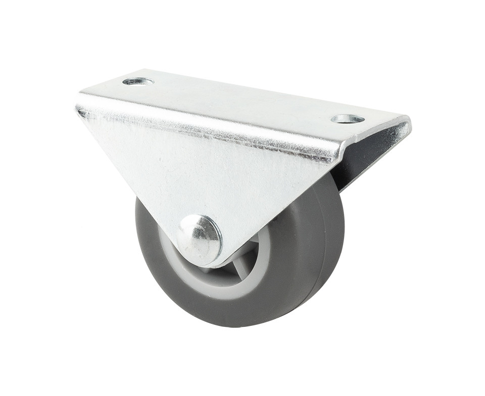 Roulette de meuble fixe 38mm bandage souple