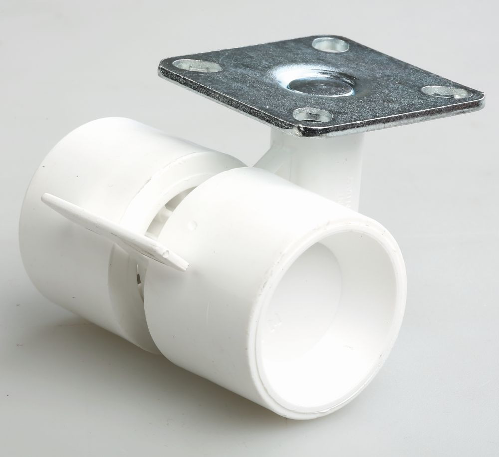 Roulette de meuble Formula 40mm caoutchouc blanc